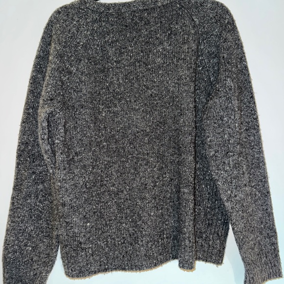 Vince Wool Charcoal V-Neck Sweater - Picture 4 of 4